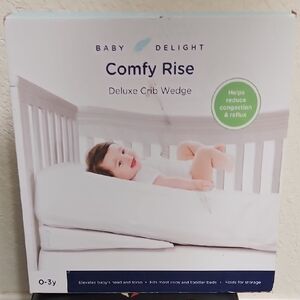 Comfy Rise Deluxe Crib Wedge - White